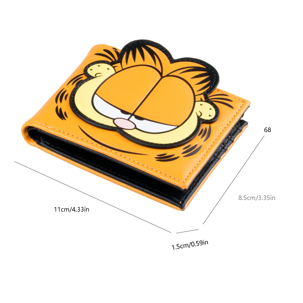 High quality 3D stereoscopic Bi fold wallet, stylish and personalized card holder, ID card holder