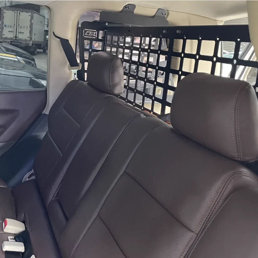 For Mitsubishi Pajero V73 V77 1999-2006 Car Rear Trunk Molle Storage Panel Organizer Car Accessories