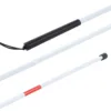 Blind Cane Stick for Visual Impaired Foldable Cane Collapsible Reflective White and Red Walking Stick for Blind Visual Impaired 5