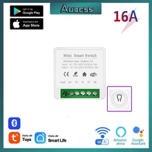 

16A Switches Wifi Mini Smart Switch Timer Module Support Alexa Google Home Voice Control Tuya SmartLife App