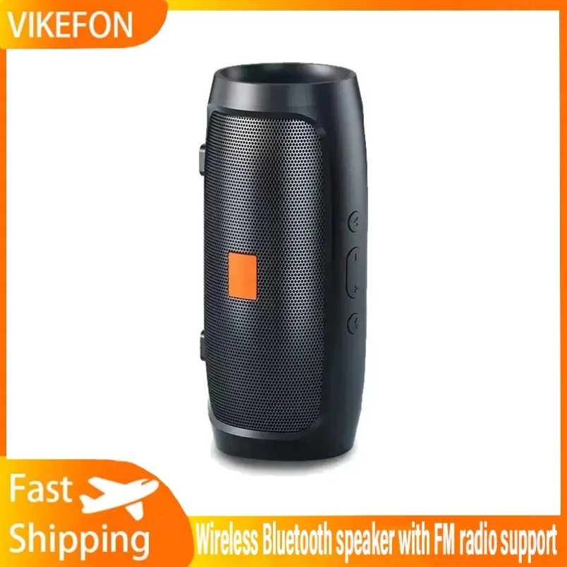 Bluetooth speaker support FM radio TF card outdoor stereo surround portable subwoofer waterproof loudspeaker wireless sound box