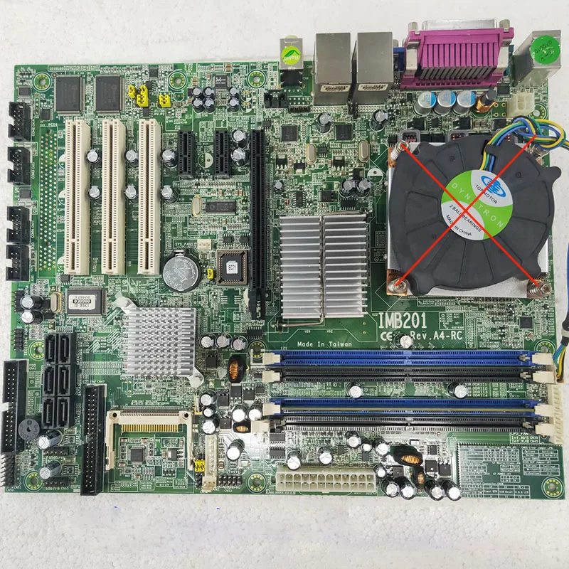 Hot Excluding fans For Axiomtek Industrial Computer Motherboard IMB201 REV A4 RC