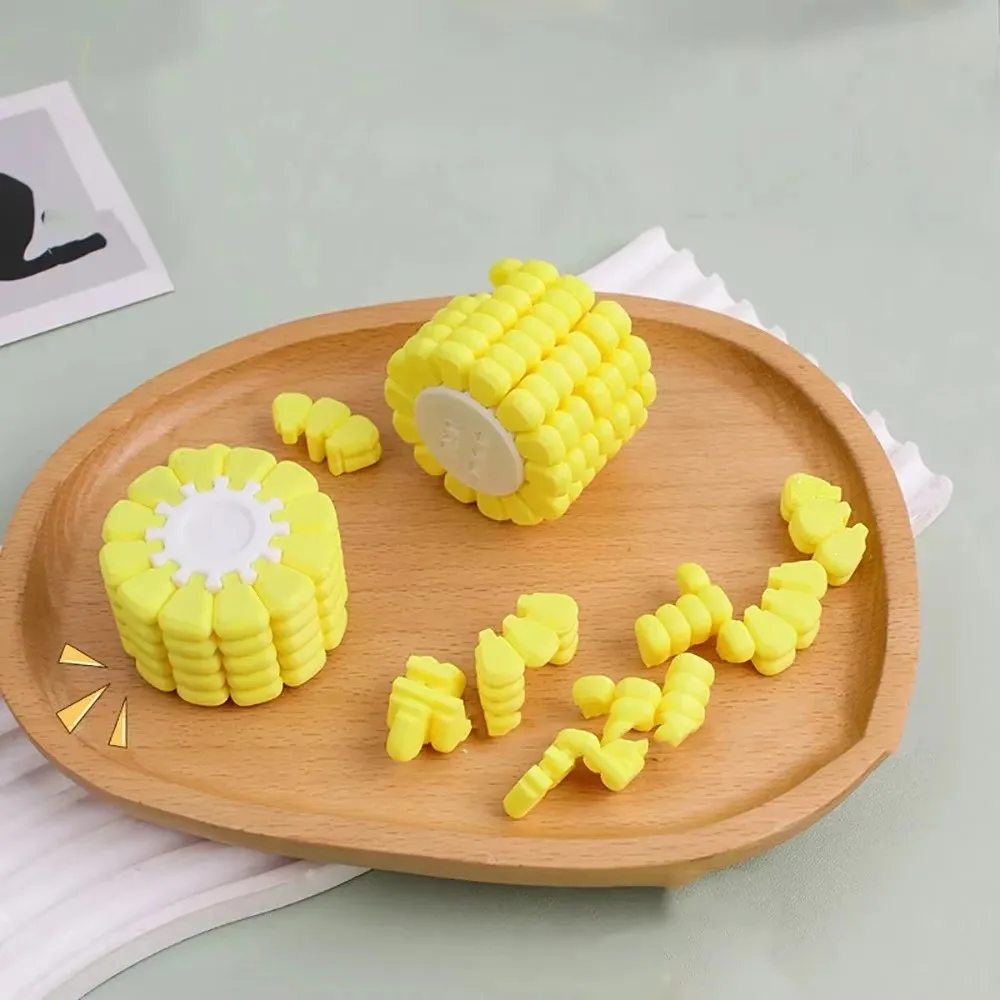 3D 프린팅 옥수수 매직 큐브 스트레스 해소 장난감 테트리스 직소 퍼즐 독창성 두뇌 발달 어린이 퍼즐 장난감