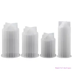 Cylinder Candle Molds for Candle Making,Silicone Candle Mold Pillar Epoxy Resin Casting Molds for DIY DropShip