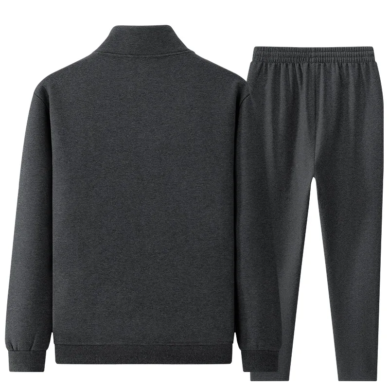2026 봄 남성 캐주얼 스포츠 세트 면 카디건 스웨트셔츠 바지 투피스 세트 남성 자켓 의류 캠핑 세트 트랙슈트