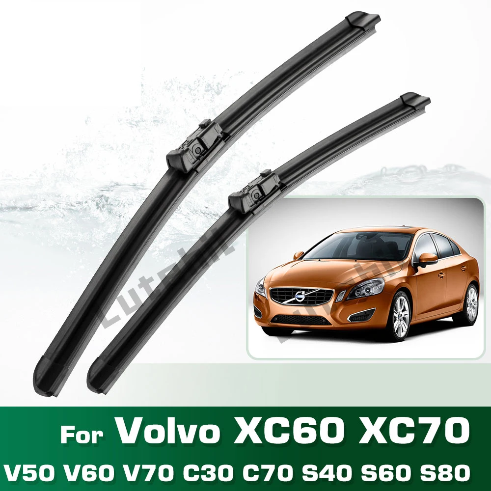 Wischer Front Wischer Klingen Für Volvo XC60 XC70 V50 V60 V70 C30 C70 S40 S60 S80 Windschutzscheibe Windschutz Fenster Pinsel 26''20''