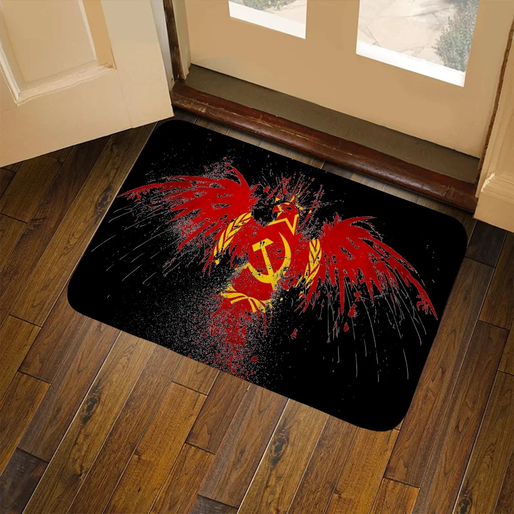 

Cccp De Ussr Sovjet-unie Slaapkamer Mat Russische Sovjet-unie Hamer En Sikkel Communistische Deurmat Woonkamer Tapijt Toegangsde