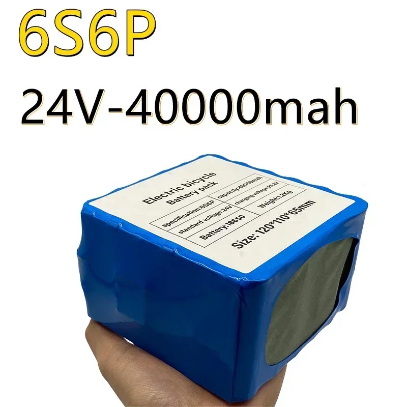 6 S6P 24V 40Ah 25,2 V Batteria Al Litio Pacco Batterie Fuir Elektrische Motore Fahrrad Mit Bms