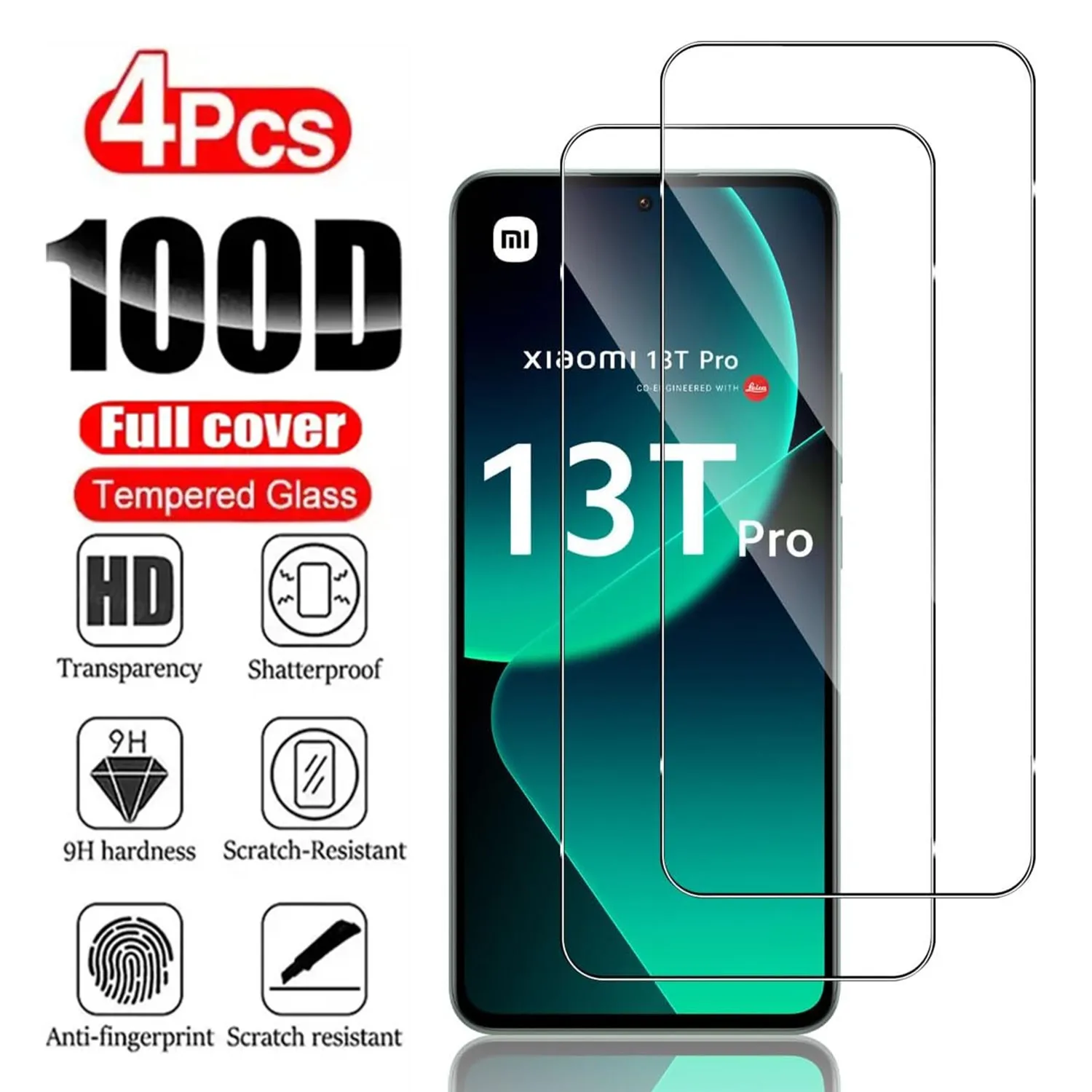 Vetro Temperato Completo per Xiaomi 11T Pro