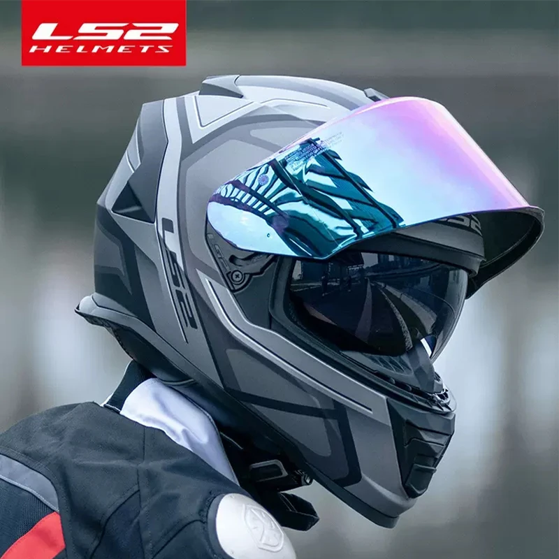 Casco Moto Integral Ls2 800 Storm Solid Pinlock - Fas