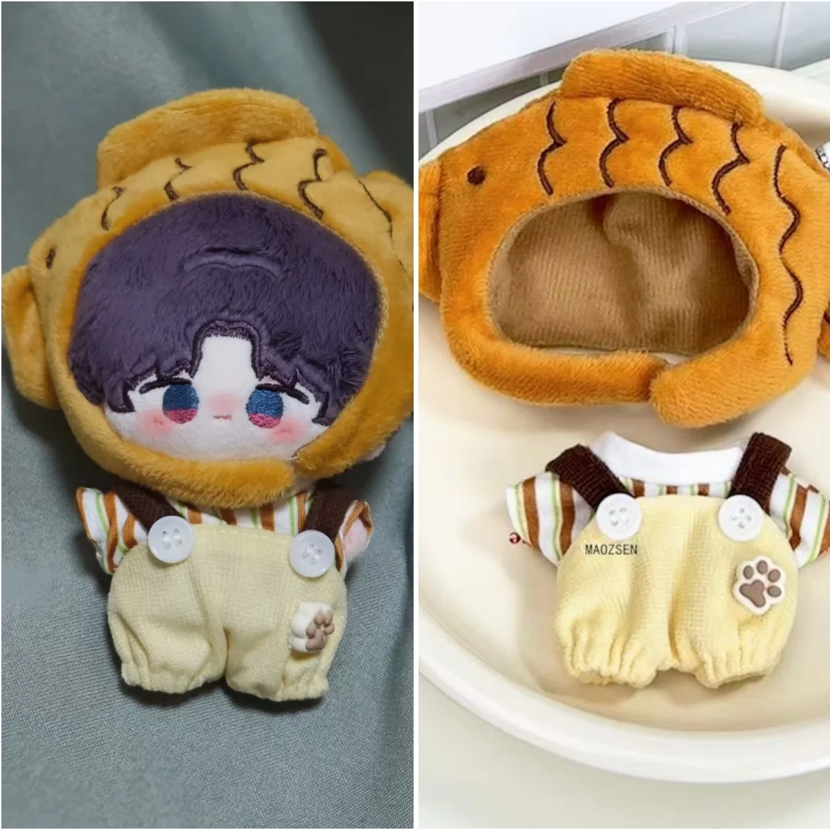 Plush Toy Accessories 10cm Cotton Doll Hat T-shirt shorts