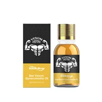 Huile Essentielle Douce et Nourrissante pour le Soin de la Poitrine Masculine, Formule de Soin Corporel pour Massage et Amélioration de l'Élasticité de la Peau 2
