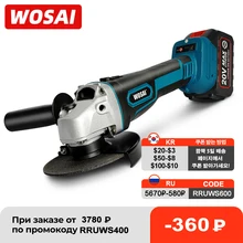 WOSAI M14 Cordless Angle Grinder 20V Lithium-Ion Grinding Machine Cutting Electric Angle Grinder Grinding Brushless Power Tool