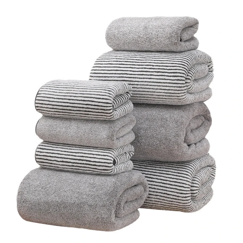 Grade 5A Antibacterial Bath Towel Bamboo Charcoal Fiber Towel Thickened bath towel bamboo fiber towel For The Body for Gym Sports Shower Robe
