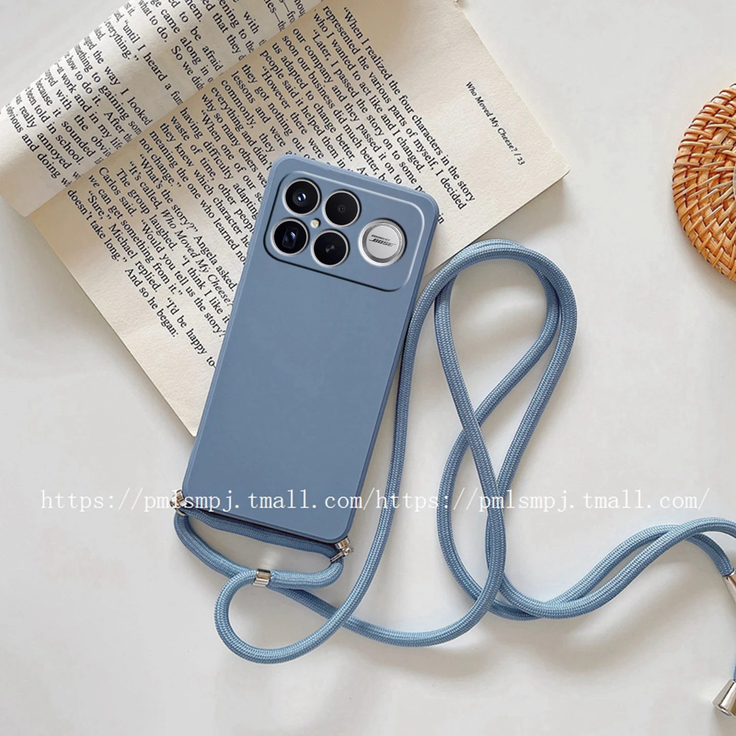 Crossbody Lanyard Silicone Phone Case with Strap - Shockproof TPU Cover
