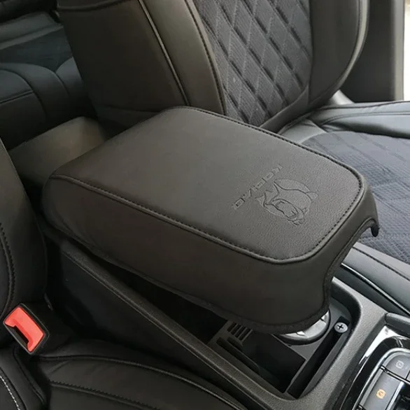 

Подходящий кожаный подлокотник для Skoda Kodiaq 2016-2019, центральный подлокотник Kodiaq GT с защитой от грязи и модификаций