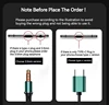 9D Surround Sound Type C&3.5mm Headphones Volume Control Headset With HD Mic Wired Earbuds For iPhone15/Samsung Galaxy Earphones 3