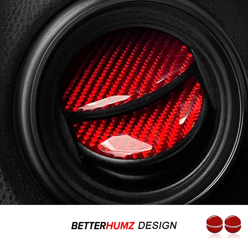 لسوبارو BRZ تويوتا GR86 2013-2020 ألياف الكربون لوحة القيادة منفذ تنفيس الهواء ملصقات الكسوة اكسسوارات السيارات الداخلية ضبط