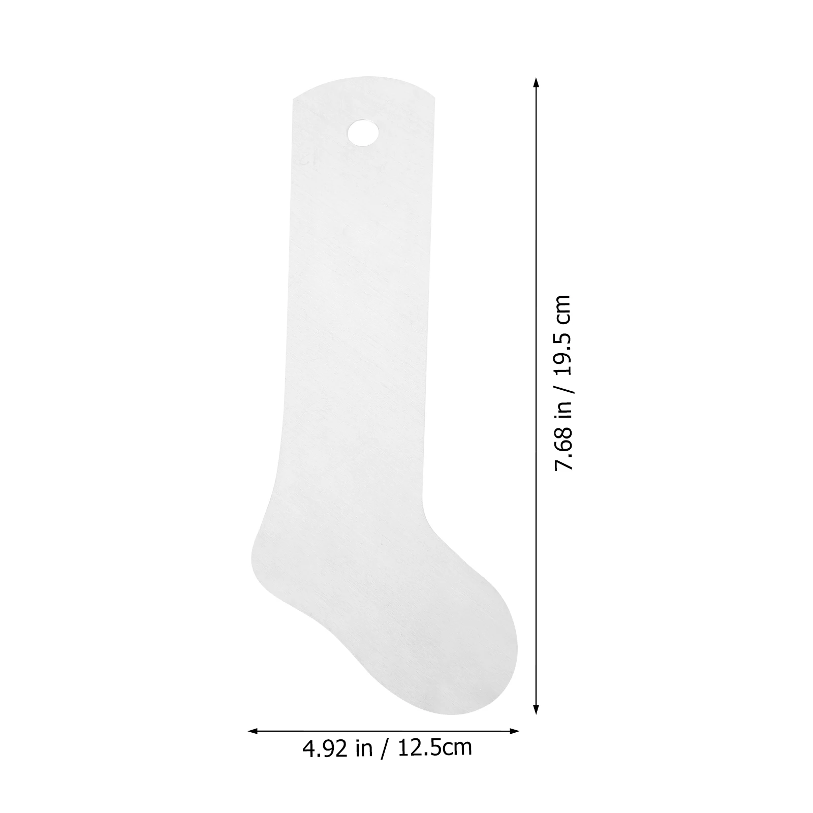 2개입 사이즈 12 /어린이용 알루미늄 양말 고정판 - 열전사 염료 승화 양말 고정 템플릿, 인쇄용