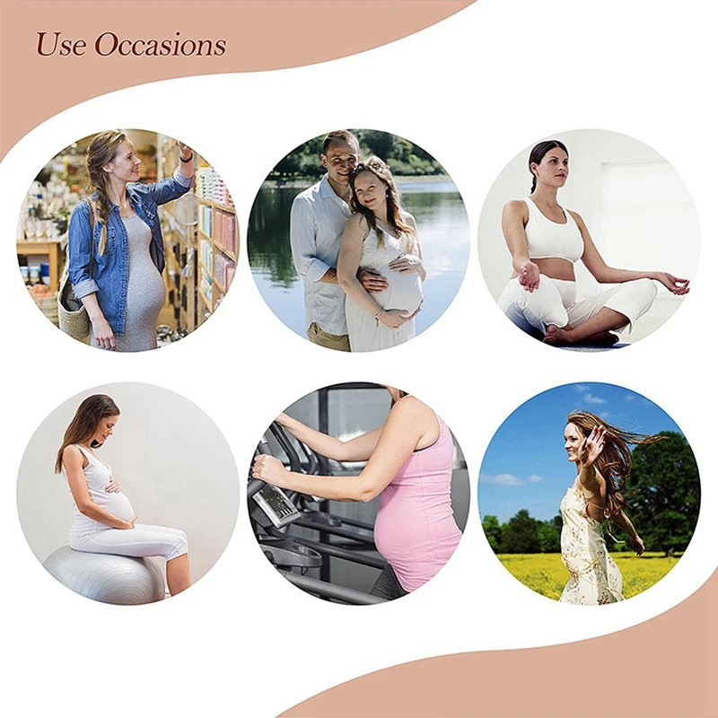 T84C-2X Maternity Support Belt Breathable Pregnancy Belly Band Abdominal Binder Adjustable Back/Pelvic Support- L