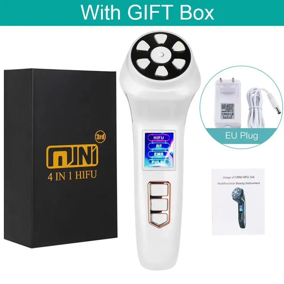 Mini HiFU 4 in 1 EMS Pulse RF Face LIfting Skin Rejuvenation