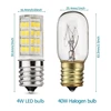 2 Pack 4W Dimmable LED E17 Microwave Oven Bulb , Daylight 6000K 40W Halogen Equivalent Light ,Ceramic E17 LED Bulb 6