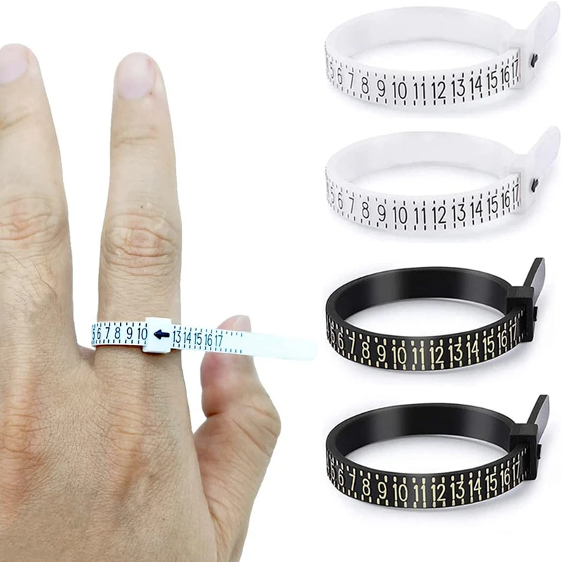 Ring Sizer UK US JP EU Finger Measure Gauge Men and Women A Z Jewelry Tool