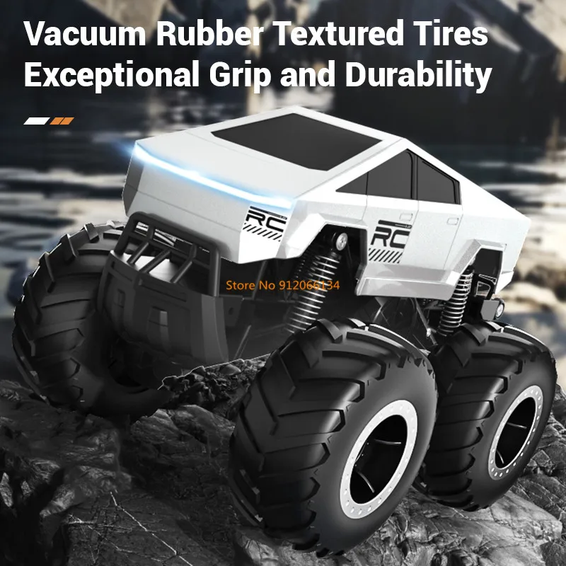 1:16 4WD All Terrain Off Road Waterproof Remote Control Truck 2.4G Water Land 2To1 Amphibious Climb High Speed RC Car Kids Gift 4