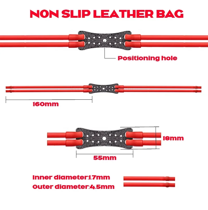 Slingshot Rubber Band Latex Slingshot Tube 1/3/6Pcs 3-Strand High Elastic Slingshot Rubber Band 1745 Latex