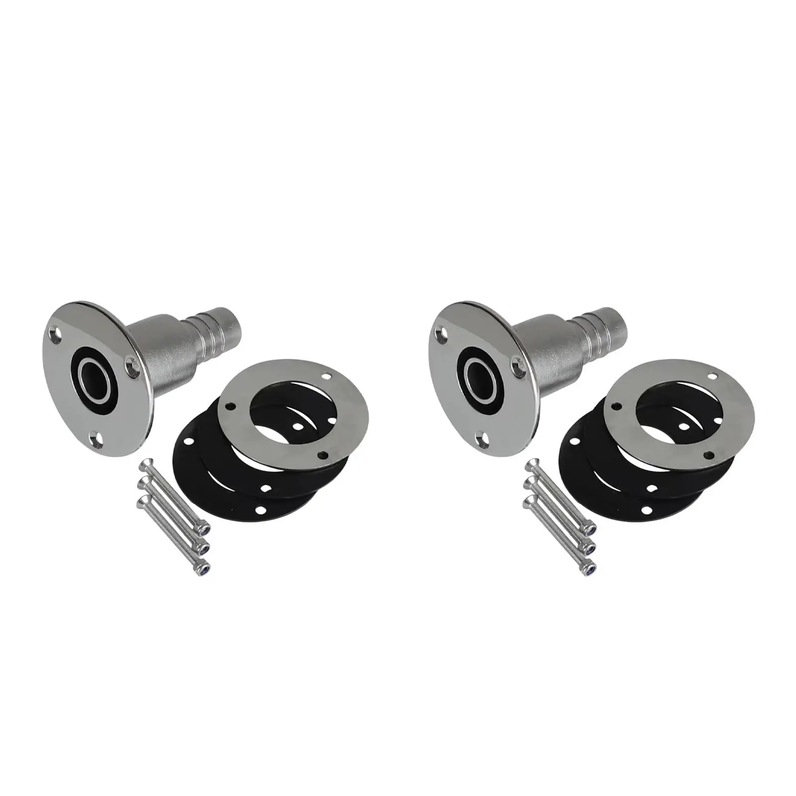 

22/24mm Straight thru Hull Exhaust Skin Fitting Hardware for RV Truck Marine