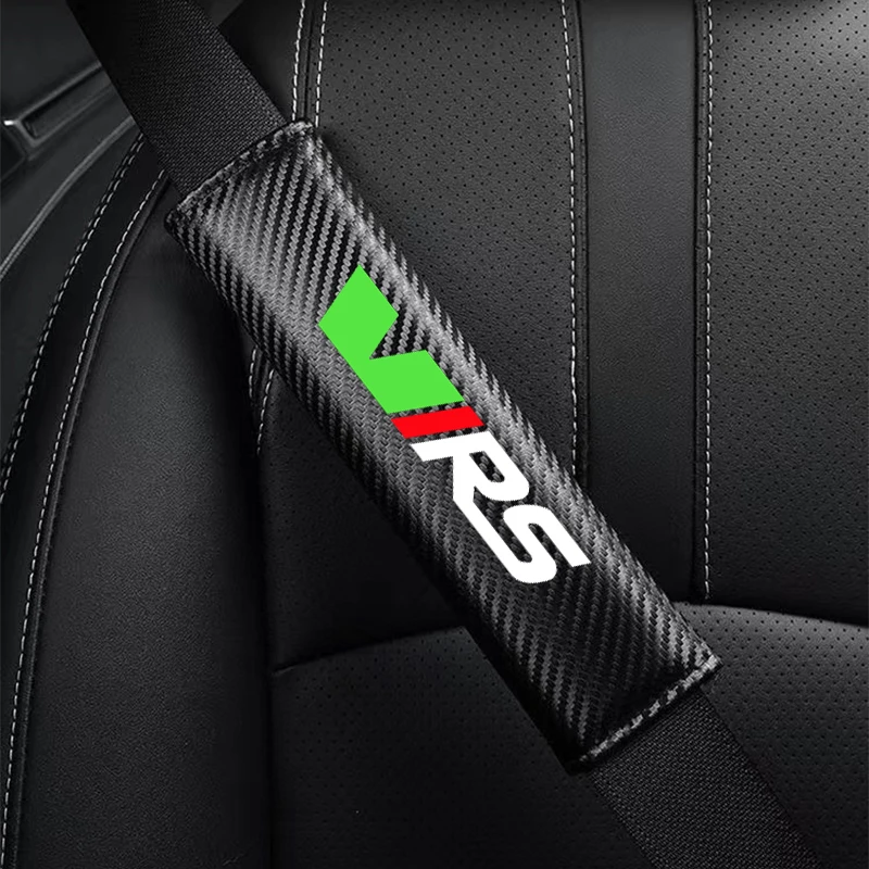 2PcsVRSLogoSeatBeltSafetyBeltShoulderCoversforSkodaOctavia23KamiqKodiaq.jpg