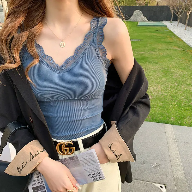 

Летний топ, Женская кружевная майка без рукавов, привлекательная женская футболка, жилет, топы, женский жилет, топы, белый, черный, нижнее белье для женщин