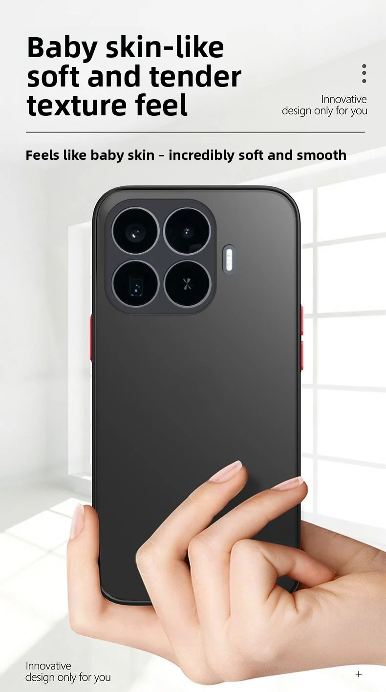 Transparent Matte Magnetic Protective Hard PC Back Cover Case