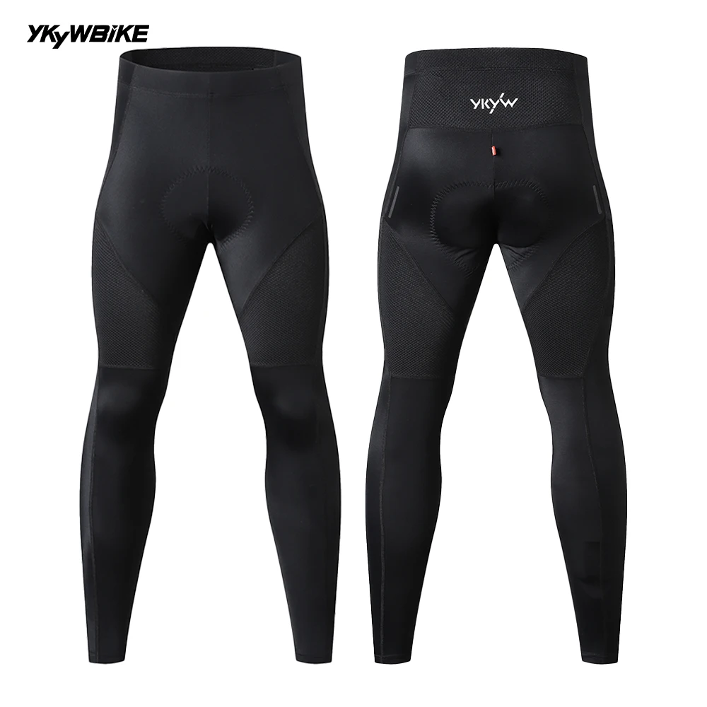 YKYW Outdoor Wear Cycling Tight Long Pants Men Breathable MTB Bicycle Tights Pro Team Road Bike Pants Sports Clothing 6 Hours
