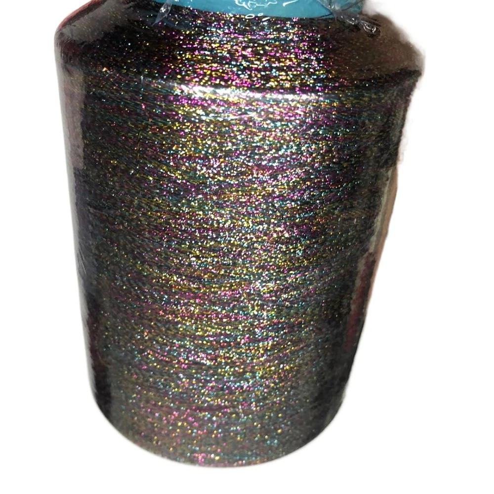 500g Metallic Yarn for hand knitting Crochet gold silver yarn to knit Colorful partner line threads DIY handmake Crocheting 5