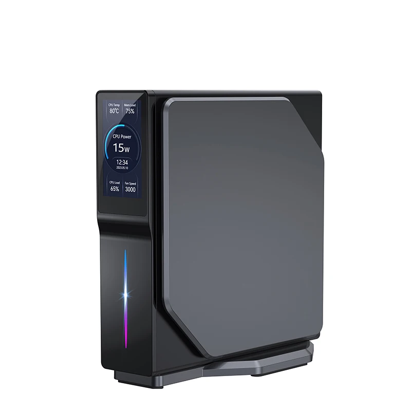 S1 Mini PC Desktop Gaming Windows 11 Intel 12th Alder Lake N100 WiFi 5 Dual LAN Support M.2 SATA Dual Sreens mini Computer