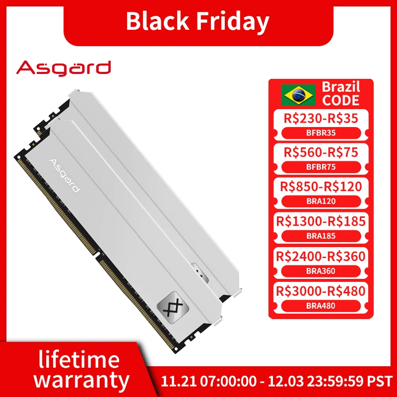 Asgard 4000mhz Ram Cl16 Asgard Freyr Series DDR4 RAM 8GB 16GB 32GB