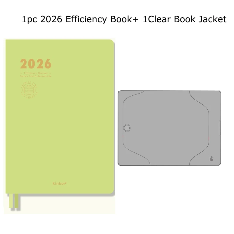 Kinbor Soft PU A5 Weekly Planner Notebook for Efficient Time Management