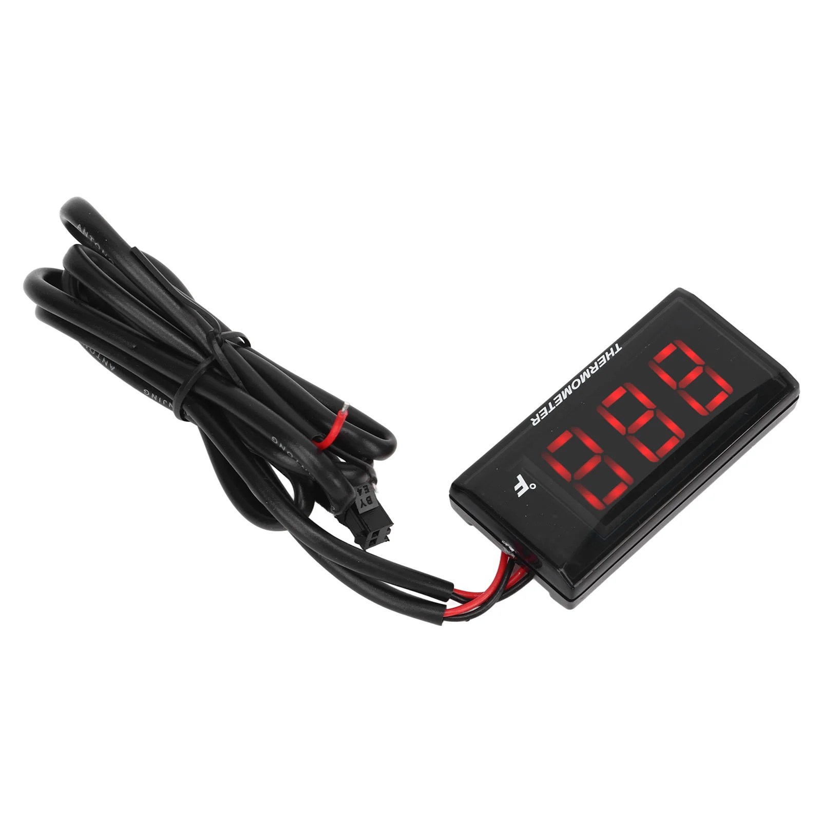 Thermomètre Numérique pour Moto, Instrument de Mesure de la Température de  L'eau, Universel pour Moto DC12V LCD Jauge de Température de L'eau Mince