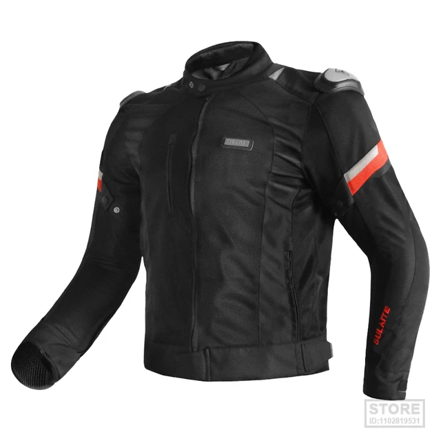  Traje de motocross para hombre, chaqueta de moto de verano, con  protector CE : Automotriz