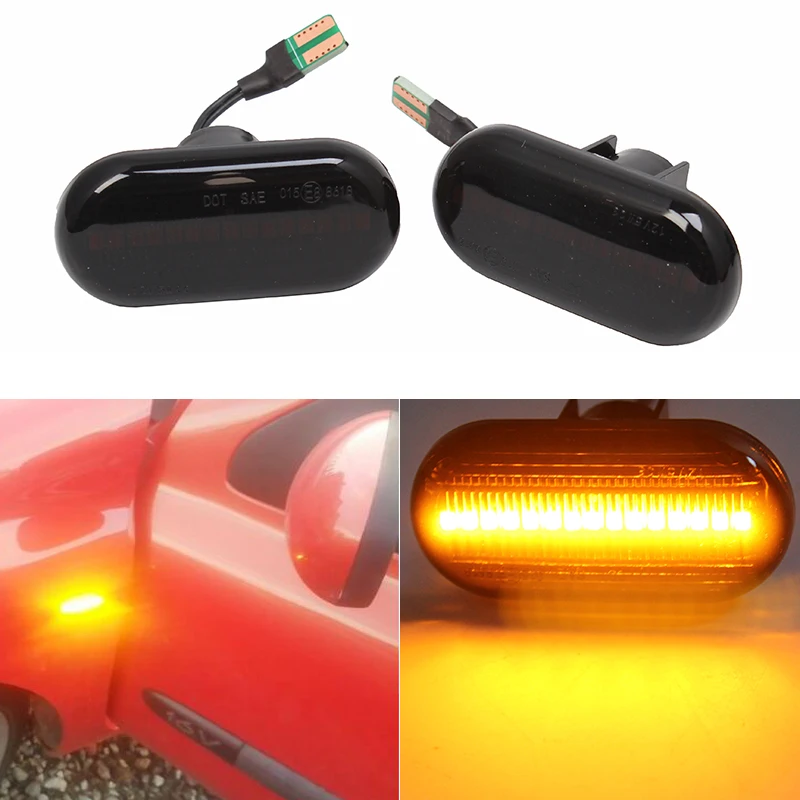 Per Renault Clio 1 2 Kangoo Megane Espace Twingo Master Led Indicatore Laterale Dinamico Indicatore Di Direzione Lampada Ripetitore Per Nissan Opel