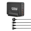 550134-bc66b5.jpg نمط جديد 120 واط شاحن 6 منافذ USB نوع C PD شاحن شحن سريع USB3.0 نوع C شاحن سريع الهاتف المحمول شاحن يو اس بي