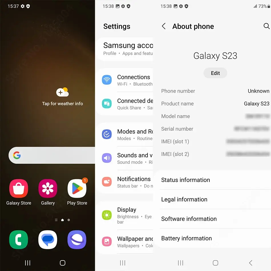 Samsung Galaxy S23 5G NFC Smartphone Snapdragon 8 Gen 2 Octa Core 6.1\'\' 120Hz AMOLED Display 50MP Triple Camera Mobile Phone