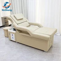 XinSheng Lit de lavage et de fumigation des cheveux, Station SPA pour salon, Table de massage, Lits de massage, Mobilier commercial pour salon de coiffure 1