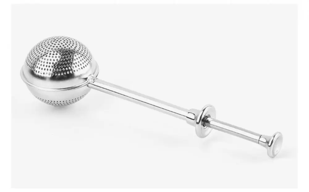Description Picture 6 of itemStainless Steel Tea Infuser Sphere Mesh Tea Strainer Coffee Spice Filter Diffuser Handle Tea Ball Tea Spoon Infuser Filter