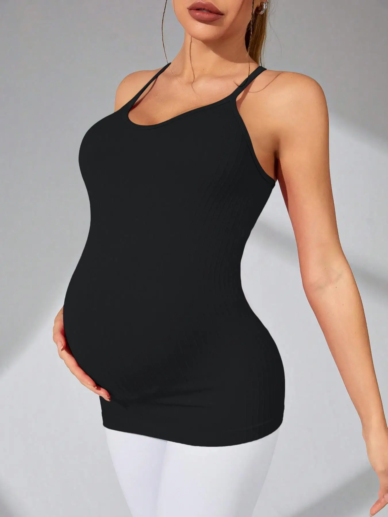 Summer Sleeveless Maternity Wear Pregnant Women Pregnant Vest Breathable Mother Clothes Casual Body Clothes - 6