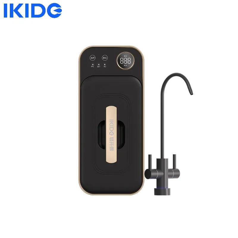 IKIDE Home Appliance High Flow 800GPD Reverse Osmosis Kitchen Under Sink 4 Stages Water Purifier Filter