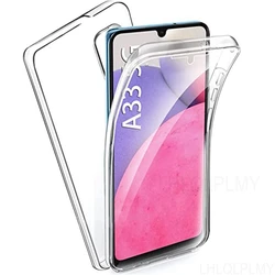 Double-Sided Clear Protective Case with Front Cover for Samsung A53 5G (Clear)