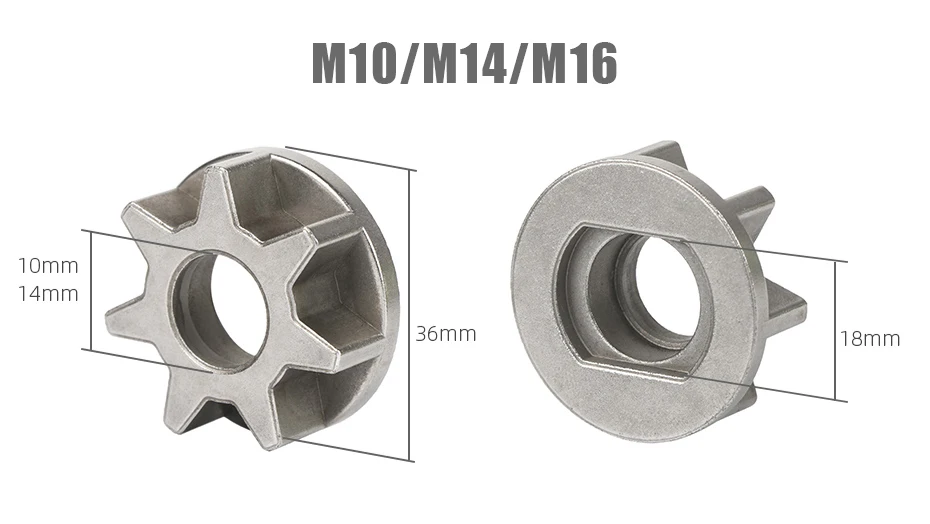 M10/M14 Elektrische Kettensägenhalterung, passend für 100 125 150 Elektro-Winkelschleifer, Holzbearbeitungs-Elektrowerkzeug-Set, verstellbar, universell – Detail 11