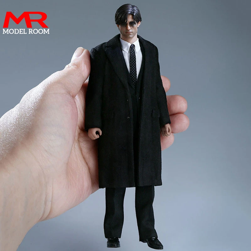 

ACPLAY ATX-057 1/12 Mr Wealthy Bruce Robert Pattinson Double Head Sculpts Figure Model ATX057 6'' Male Action Doll Full Set Toy